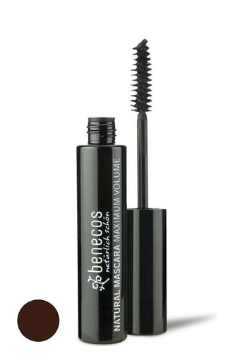 Benecos Mascara smooth bruin maximum volume (8 Milliliter)