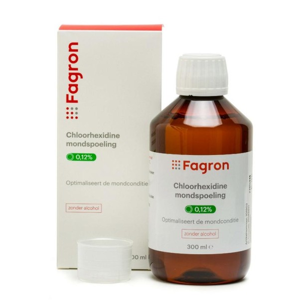 Fagron Chloorhexidine mondspoeling 0.12% (300 Milliliter)