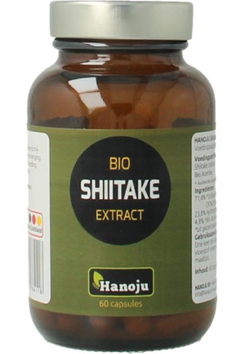 Hanoju Shiitake extract bio (60 Vegetarische capsules)