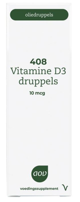 AOV 408 Vitamine D3 druppels 10mcg (25 Milliliter)