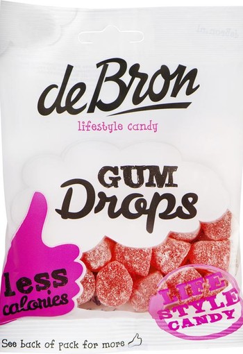 De Bron Gumdrops raspberry (100 Gram)