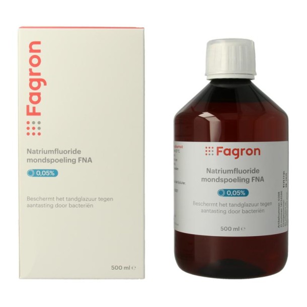 Fagron Natriumfluoride mondspoeling 0.05% (500 Milliliter)