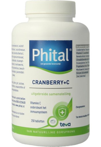 Phital Cranberry + C (250 Tabletten)