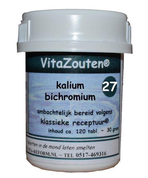 Vitazouten Kalium bichromicum VitaZout nr. 27 (120 Tabletten)