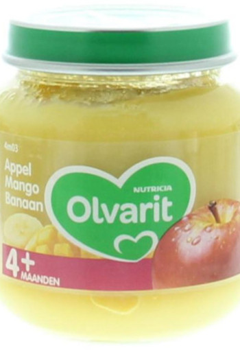 Olvarit Appel Mango Banaan 4m03 125g