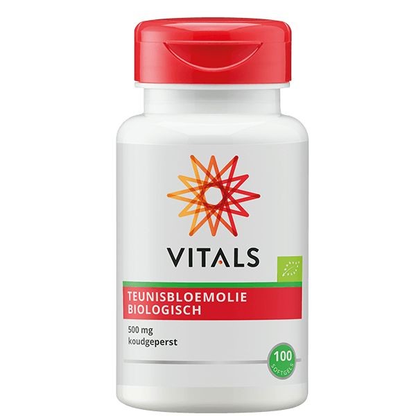 Vitals Teunisbloemolie 500 mg bio (100 Softgels)