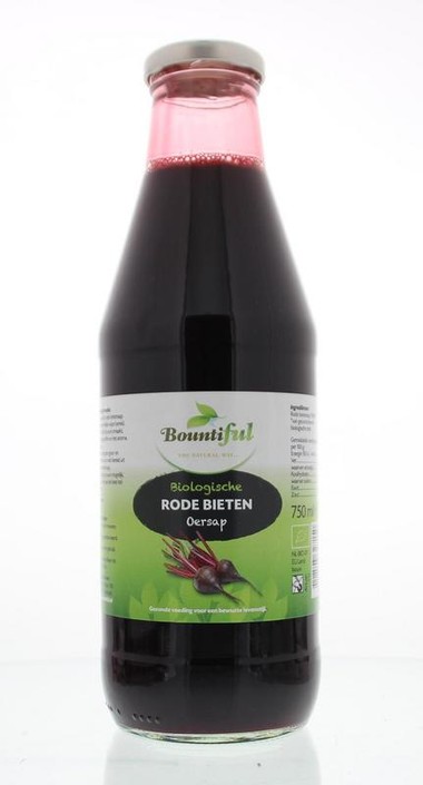 Bountiful Rode bietensap bio (750 Milliliter)