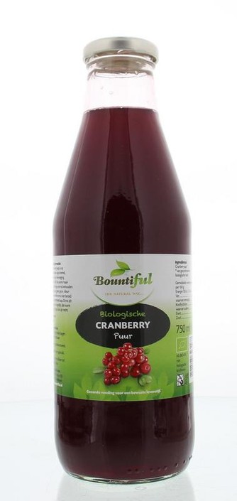 Bountiful Cranberrysap bio (750 Milliliter)