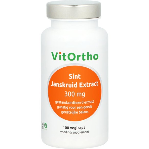 Vitortho Sint Janskruid extract 300 mg (100 Vegetarische capsules)