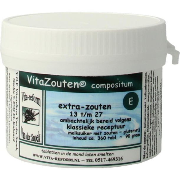 Vitazouten Compositum extra 13 t/m 27 (400 Tabletten)