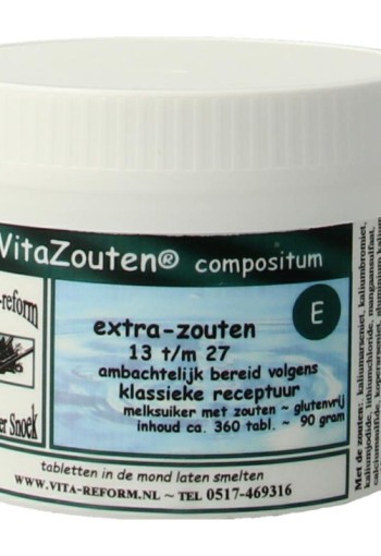 Vitazouten Compositum extra 13 t/m 27 (400 Tabletten)