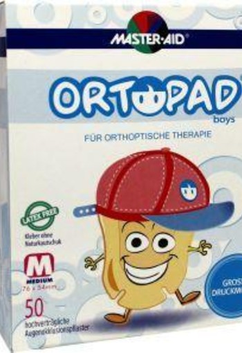 Ortopad Oogpleister boys medium grote motieven (50 Stuks)