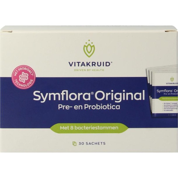 Vitakruid Symflora basis pre- & probiotica (30 Sachets)