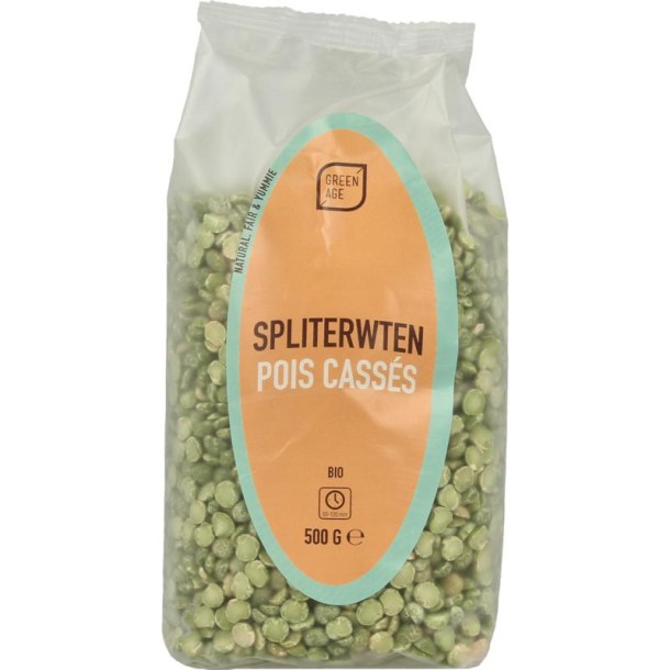 Greenage Spliterwten bio (500 Gram)