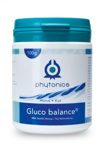 Phytonics Gluco balance hond/kat (100 Gram)