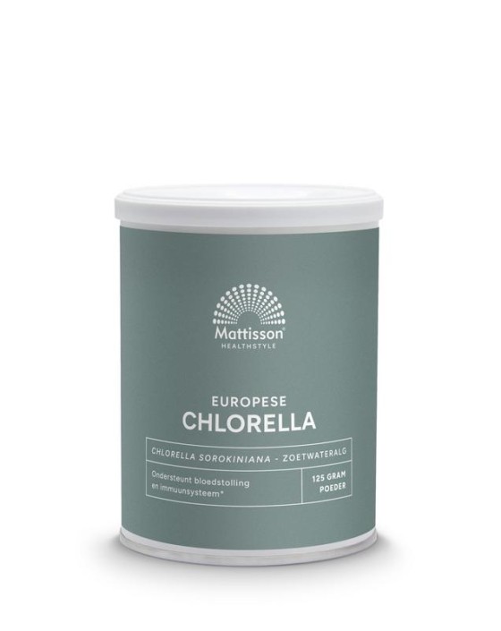 Mattisson Chlorella poeder Europees (125 Gram)