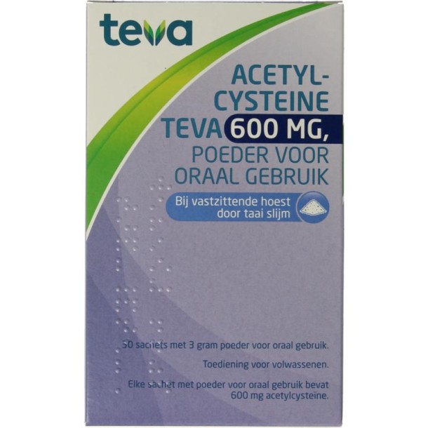 Teva Acetylcysteine 600mg (30 Sachets)