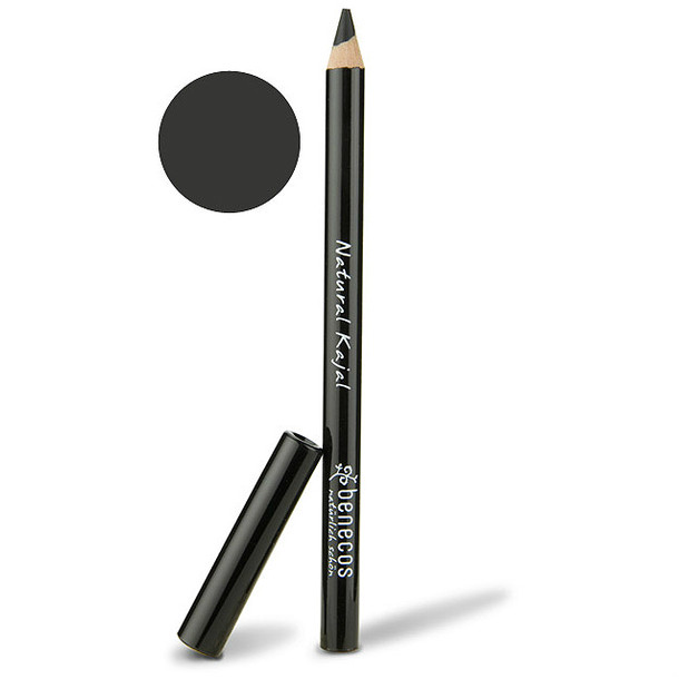 Benecos Natural kajal eyepencil zwart-black (1 Stuks)