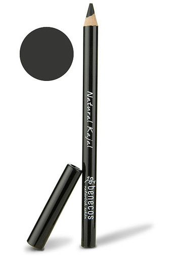 Benecos Natural kajal eyepencil zwart-black (1 Stuks)