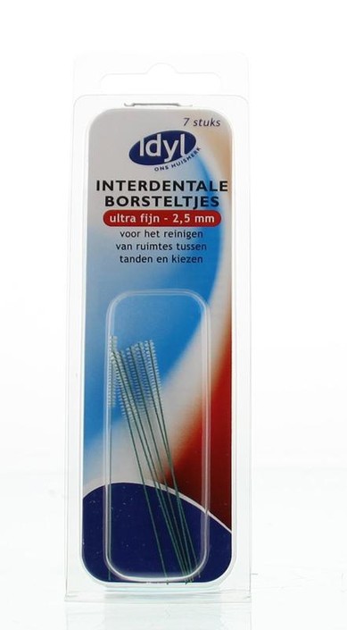 Idyl Interdentaal borstel ultrafijn 2.5mm (7 Stuks)