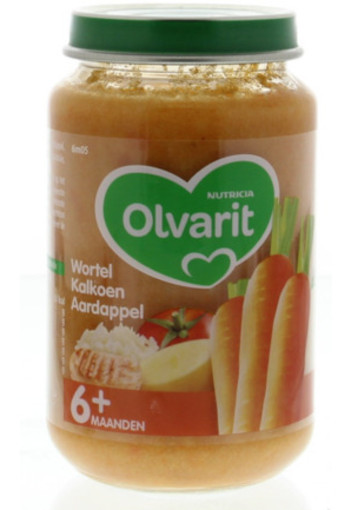 Olvarit Wortel Kalkoen Aardappel 6m05 200g