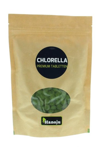 Hanoju Chlorella tabletten papier zak (625 Tabletten)