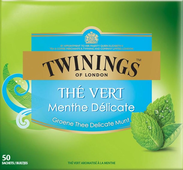 Twinings Green mint (50 Zakjes)
