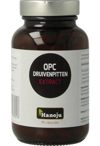 Hanoju OPC druivenpitten extract 400mg (90 Capsules)
