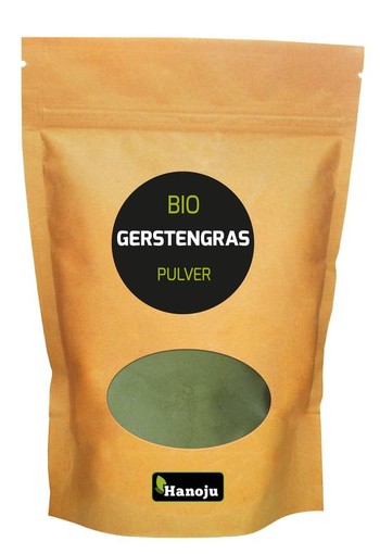 Hanoju Gemalen gerstegras paper bag bio (250 Gram)