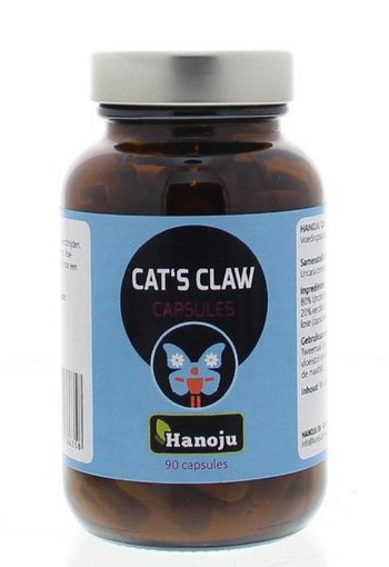 Hanoju Cat's claw 400mg (90 Vegetarische capsules)