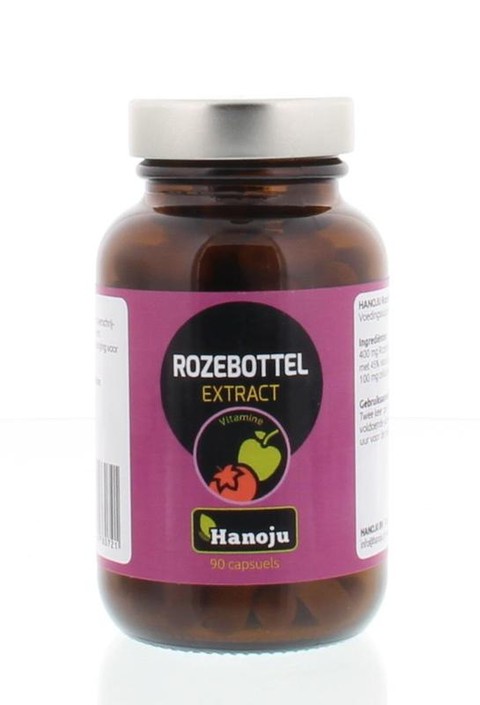 Hanoju Rozenbottel extract 45% vit C 500mg (90 Capsules)