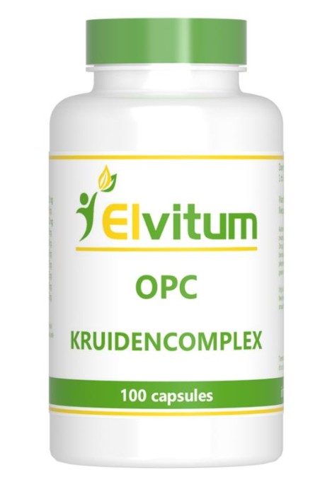Elvitaal/elvitum OPC complex kruidencomplex (100 Vegetarische capsules)