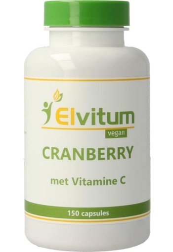 Elvitaal/elvitum Cranberry + 60mg vitamine C (150 Vegetarische capsules)