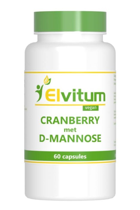 Elvitaal/elvitum Cranberry & D-mannose (60 Vegetarische capsules)