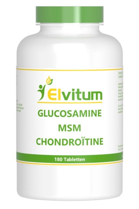 Elvitaal/elvitum Glucosamine MSM chondroitine (180 Tabletten)
