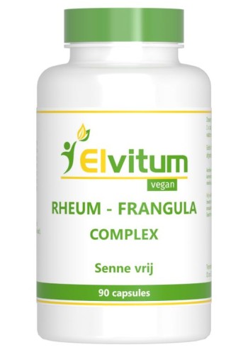 Elvitum Rheum frangula complex (90 Vegetarische capsules)