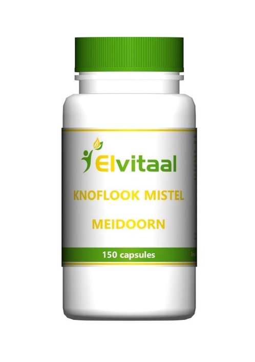 Elvitaal/elvitum Knoflook mistel meidoorn (150 Capsules)