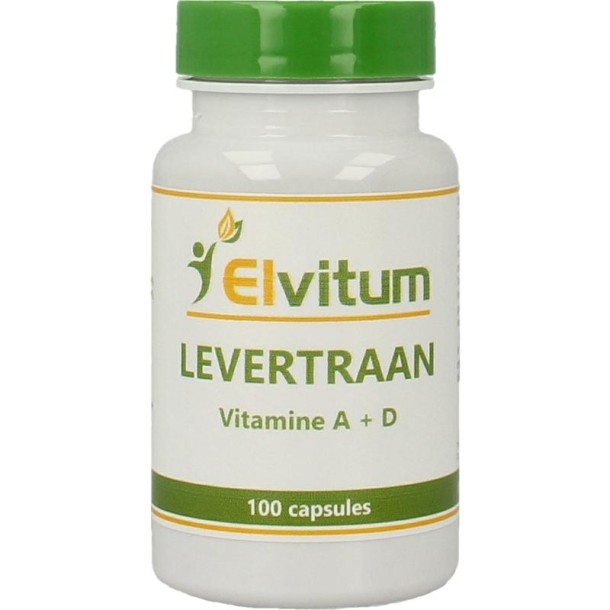 Elvitaal/elvitum Levertraan A D3 (100 Capsules)