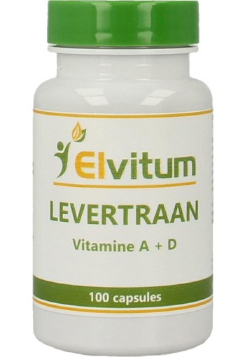 Elvitaal/elvitum Levertraan A D3 (100 Capsules)