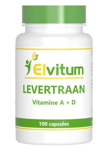 Elvitaal/elvitum Levertraan A D3 (100 Capsules)
