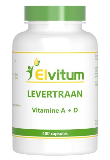 Elvitaal/elvitum Levertraan A D3 (400 Capsules)