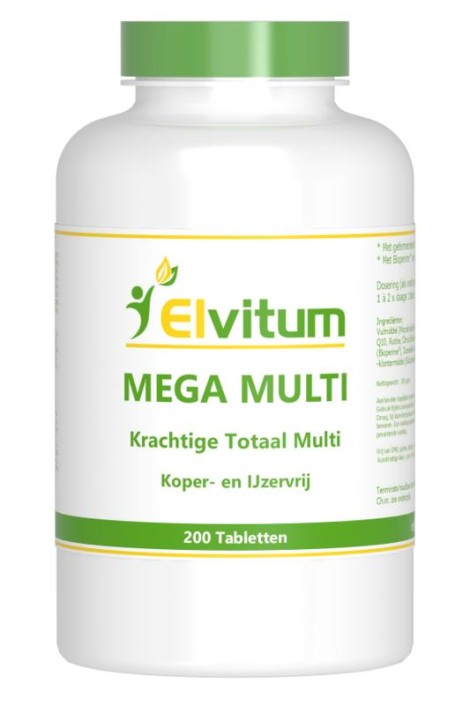 Elvitaal/elvitum Mega multi (200 Tabletten)