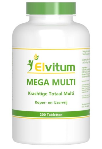 Elvitaal/elvitum Mega multi (200 Tabletten)