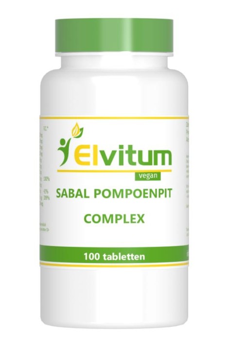 Elvitaal/elvitum Sabal pompoenpit complex (100 Tabletten)