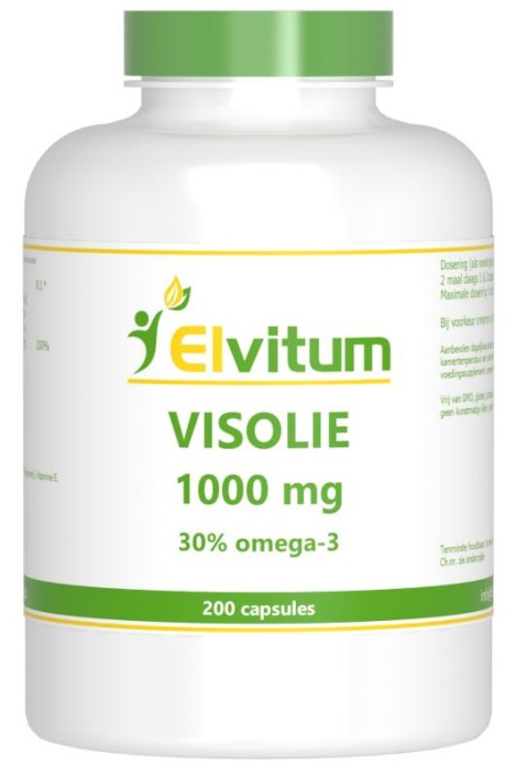 Elvitaal/elvitum Visolie 1000mg omega 3 30% (200 Capsules)