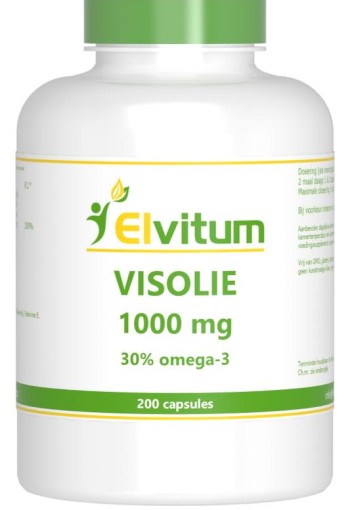 Elvitaal/elvitum Visolie 1000mg omega 3 30% (200 Capsules)