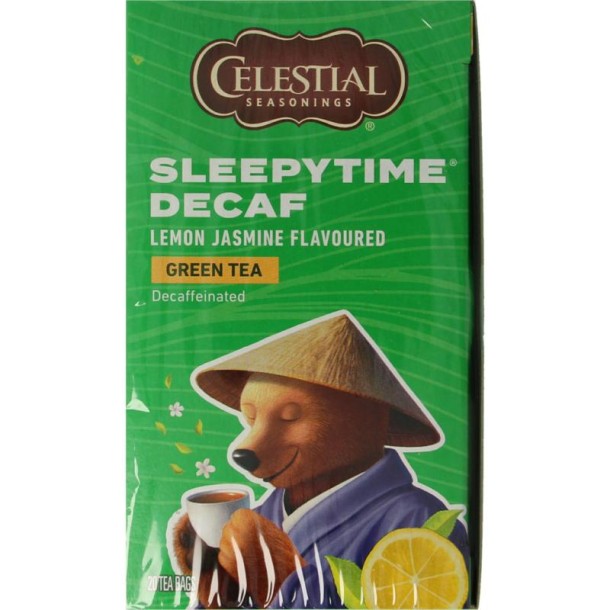 Celestial Season Sleepytime decaf green tea lemon jasmine (20 Zakjes)