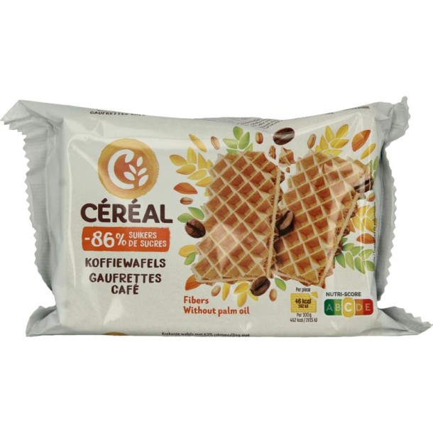 Cereal Koffiewafels minder suiker maltitol (90 Gram)