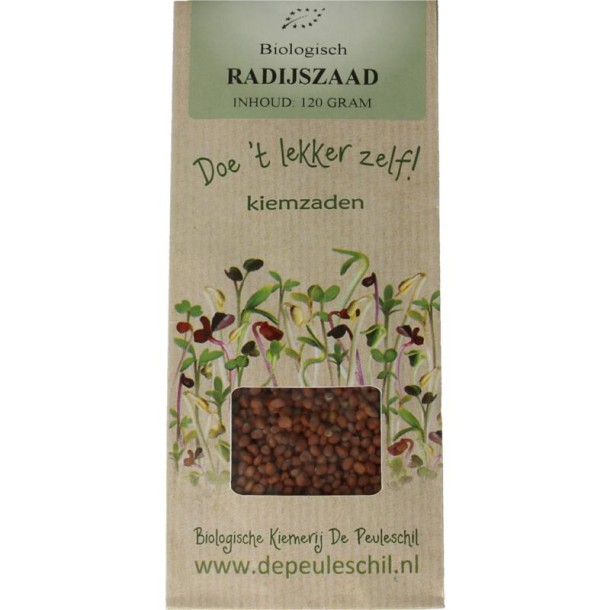 Peuleschil Radijszaad bio (130 Gram)