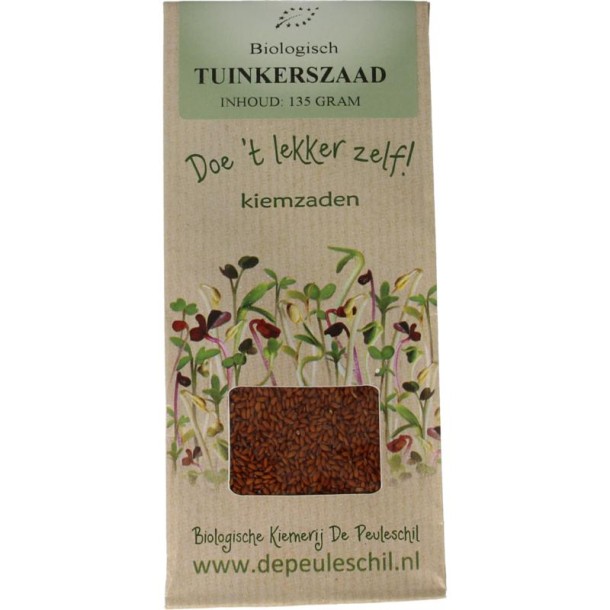 Peuleschil Tuinkerszaad bio (135 Gram)